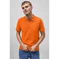 Polo Enorsia Chemise polo en piqu&eacute; uni Orange Grenoble