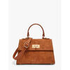 Sac a main Milano Sac port&eacute; &eacute;paule Velvet caviar cuir VELVET CAVIAR 96C-0VC25116 Marron