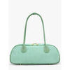 Sac Bandouliere Milano Sac port&eacute; &eacute;paule Velvet caviar cuir VELVET CAVIAR 91F-0VC25112 Vert