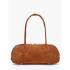 Sac a main Milano Sac port&eacute; &eacute;paule Velvet caviar cuir VELVET CAVIAR 91F-0VC25112 Marron