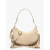 Sac a main Milano Sac port&eacute; &eacute;paule Velvet cuir VELVET 98E-VE25064O Beige
