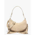 Sac a main Milano Sac port&eacute; &eacute;paule Velvet cuir VELVET 98E-VE25064O Beige Grenoble