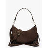 Sac a main Milano Sac port&eacute; &eacute;paule Velvet cuir VELVET 98E-VE25064O Marron