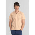 Polo Enorsia Polos homme &agrave; texture c&ocirc;tel&eacute;e Beige