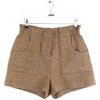 Short Bash Mini short en laine marron
