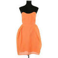 Robe courte Carven Robe en coton orange