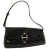 Sac a main Ralph Lauren Sac port&eacute; &eacute;paule en cuir noir Noir