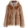 Manteau Caf&eacute; Noir JG802 Beige