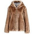 Manteaux sur Grenoble : Manteau Caf&eacute; Noir JG802 Beige