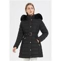 Manteaux sur Grenoble : Manteau Kebello Doudoune Mi Longue F, Noir