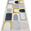 Tapis Rugsx Tapis FUSION 0213 blanc / jaune - 180x270 cm Blanc 180x270 cm. . Maison & D&eacute;co > Tapis.