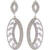 Boucles oreilles Avant-Garde Paris Bianca Argent&eacute;