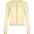 Gilets sur Grenoble : Gilet Liu Jo Cardigan &agrave; fentes Jaune