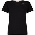 T-shirt Liu Jo Pull avec d&eacute;coupe Noir Grenoble
