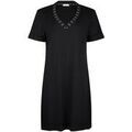 Robes sur Grenoble : Robe courte Liu Jo Robe courte avec ?illets d&eacute;coratifs Noir