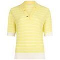Polo Liu Jo Top ray&eacute; Jaune
