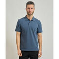 Polo BOSS Polo Pallas pour homme en piqu&eacute; de coton Bleu Grenoble