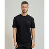 T-shirt BOSS T-shirt moulant pour homme en coton merceris&eacute; Noir