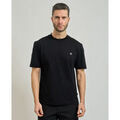 T-shirt BOSS T-shirt moulant pour homme en coton merceris&eacute; Noir