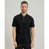 Polo BOSS Polo Pei pour homme avec fermeture &eacute;clair Noir