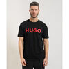 T-shirt HUGO T-shirt Dulivio homme avec logo imprim&eacute; Noir