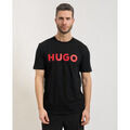 T-shirt HUGO T-shirt Dulivio homme avec logo imprim&eacute; Noir Grenoble