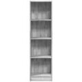 Etag&egrave;res murales VidaXL Biblioth&egrave;que Sonoma Gris 40x24x143 cm Bois d'Ing&eacute;nierie Gris Unique. . Maison & D&eacute;co > Etag&egrave;res murales. Grenoble
