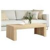 Tables basses VidaXL Table basse Bois d'ing&eacute;nierie Marron 102x50x36 cm Marron Unique. . Maison & D&eacute;co > Tables basses.
