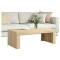 D&eacute;coration sur Grenoble : Tables basses VidaXL Table basse Bois d'ing&eacute;nierie Marron 102x50x36 cm Marron Unique. . Maison & D&eacute;co > Tables basses.