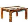 Tables basses VidaXL Table basse Bois massif de r&eacute;cup&eacute;ration Carr&eacute;e Marron Marron Unique. . Maison & D&eacute;co > Tables basses.