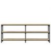 Etag&egrave;res murales VidaXL Table console Bois d'ing&eacute;nierie Marron 200x29x75 cm Marron Unique. . Maison & D&eacute;co > Etag&egrave;res murales.