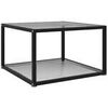 Tables basses VidaXL Table basse Transparent 60x60x35 cm Verre tremp&eacute; multicolor Unique. . Maison & D&eacute;co > Tables basses.