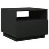 Tables basses VidaXL Table basse avec lumi&egrave;res LED noir 50x49x40 cm Noir Unique. . Maison & D&eacute;co > Tables basses.