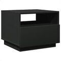 D&eacute;coration sur Grenoble : Tables basses VidaXL Table basse avec lumi&egrave;res LED noir 50x49x40 cm Noir Unique. . Maison & D&eacute;co > Tables basses.