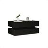 Tables basses VidaXL Table basse avec lumi&egrave;res LED noir 90x50x40 cm Noir Unique. . Maison & D&eacute;co > Tables basses.