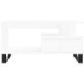 D&eacute;coration sur Grenoble : Tables basses VidaXL Table basse Bois d'ing&eacute;nierie Blanc 90x49x45 cm Blanc Unique. . Maison & D&eacute;co > Tables basses.
