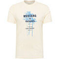 T-shirt Mustang T-shirt - &eacute;cru Beige Grenoble