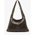Sac Bandouliere Basilic Pepper sac port&eacute; &eacute;paule Seam cuir SEAM 16C-00BSEA05 Marron Grenoble