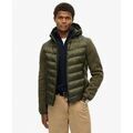 Blouson Superdry Veste hybride tricot&eacute;e &agrave; capuche Storm