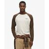 T-shirt Superdry Essential Logo Baseball Ls Top