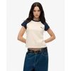 T-shirt Superdry T-shirt Raglan Essential Logo en coton biologique