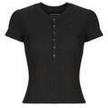 Tee-shirts sur Grenoble : T-shirt Guess GJ SS HENLEY WAFFLE