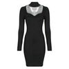 Robe courte Guess LS LUCY RHINESTONES SWTR