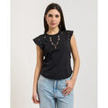 Tee-shirts sur Grenoble : T-shirt Fracomina T-shirt femme avec applications