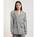 Veste HUGO Veste femme Antegi coupe d&eacute;contract&eacute;e Gris Grenoble