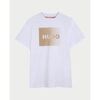 T-shirt enfant HUGO T-shirt enfant avec logo &agrave; motifs Blanc