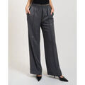Pantalons sur Grenoble : Pantalon HUGO Pantalon femme Helenia avec logos d&eacute;construits Noir
