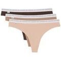 Culottes & autres bas
sur Grenoble : Shorties & boxers Lacoste X3 Strings Beige