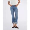 Jeans Gas STAR CROP FLARE 69MM-69MM STONE WASH