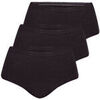 Culottes & slips Athena Culottes menstruelles taille haute, lot de 3 Noir